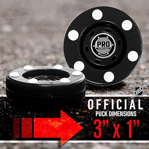 Miniatura 2 de Franklin Sports Disco de hockey callejero - NHL - Pro Commander Puck