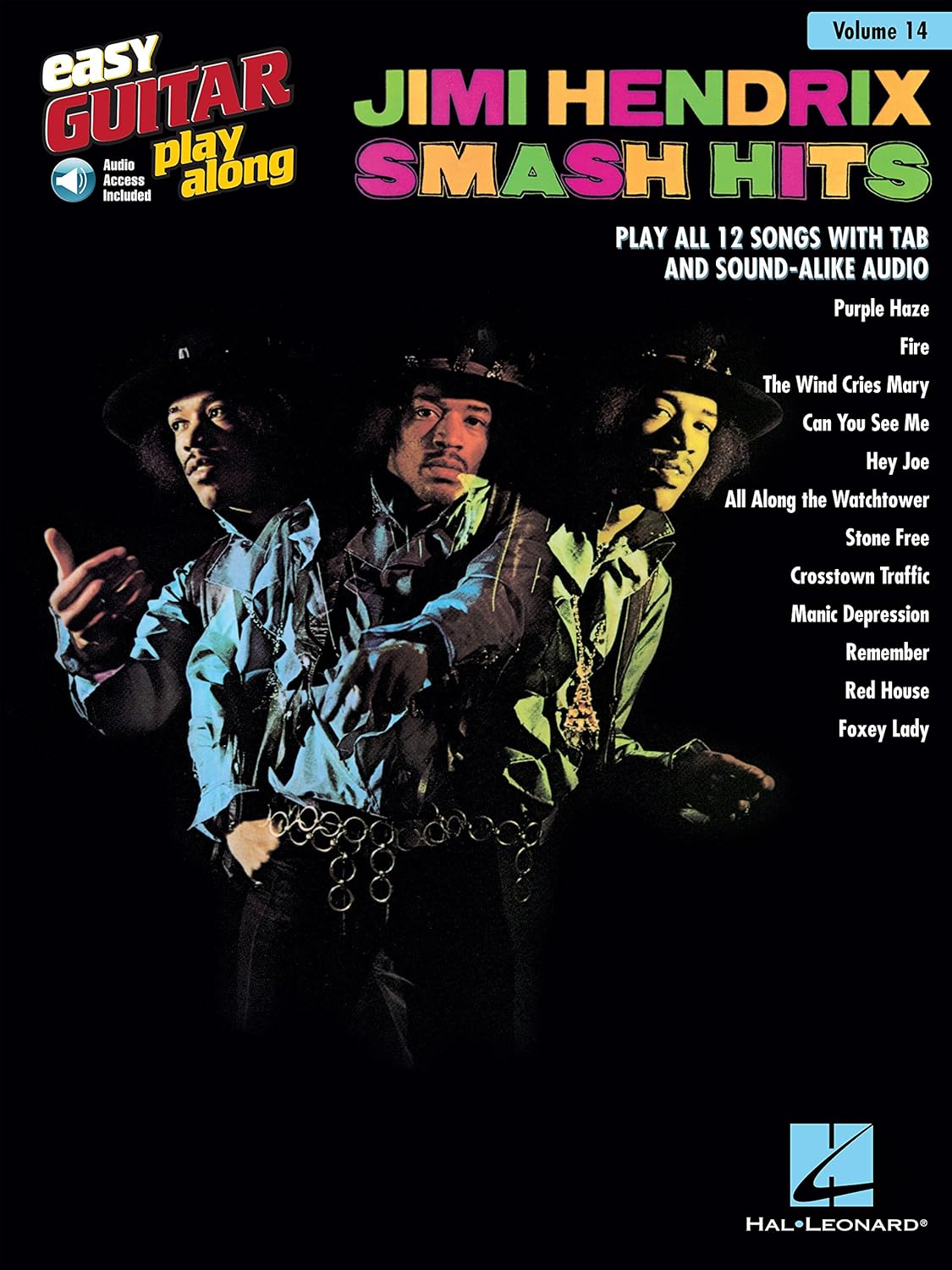Jimi Hendrix - Smash Hits Songbook: Easy Guitar Play-Along Volume 14      Kindle Edition with Audio/Video