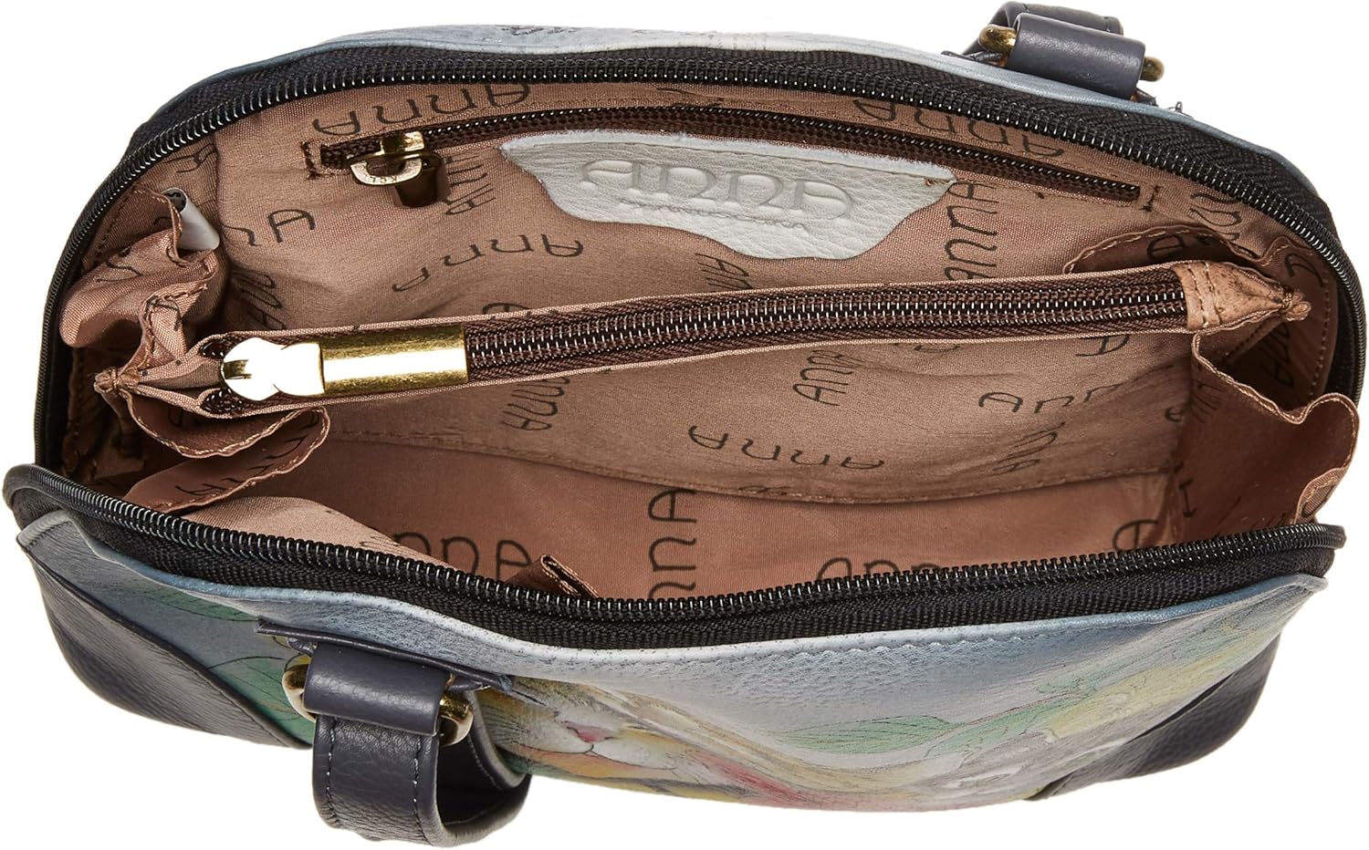 Anna by Anuschka Leather Small Multi Compartment Zip-Around Organizer - Image 6