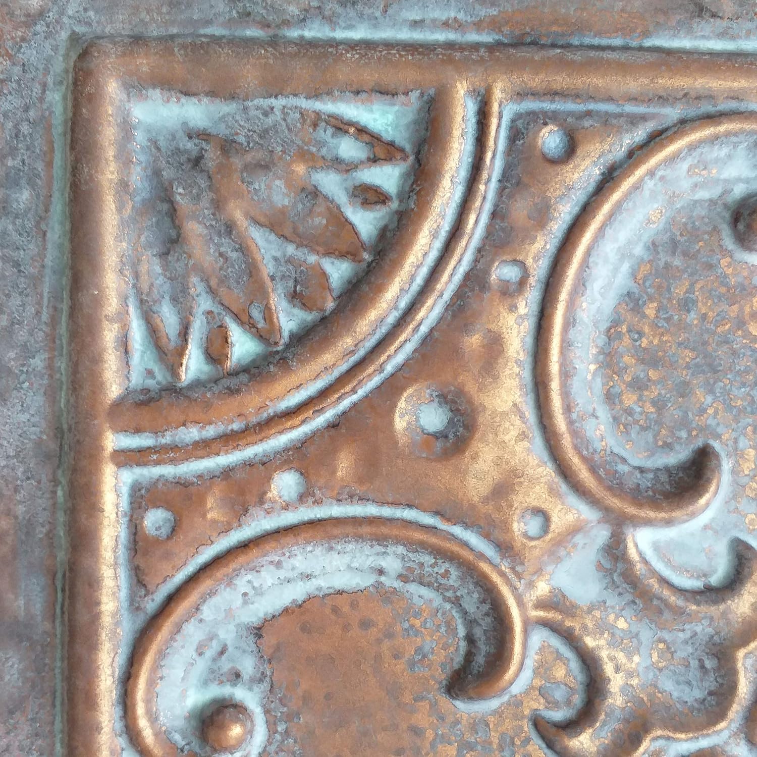 Ceiling Tiles Faux tin Weathered Copper bar Decor Wall Panel PL19 10pcs/lot