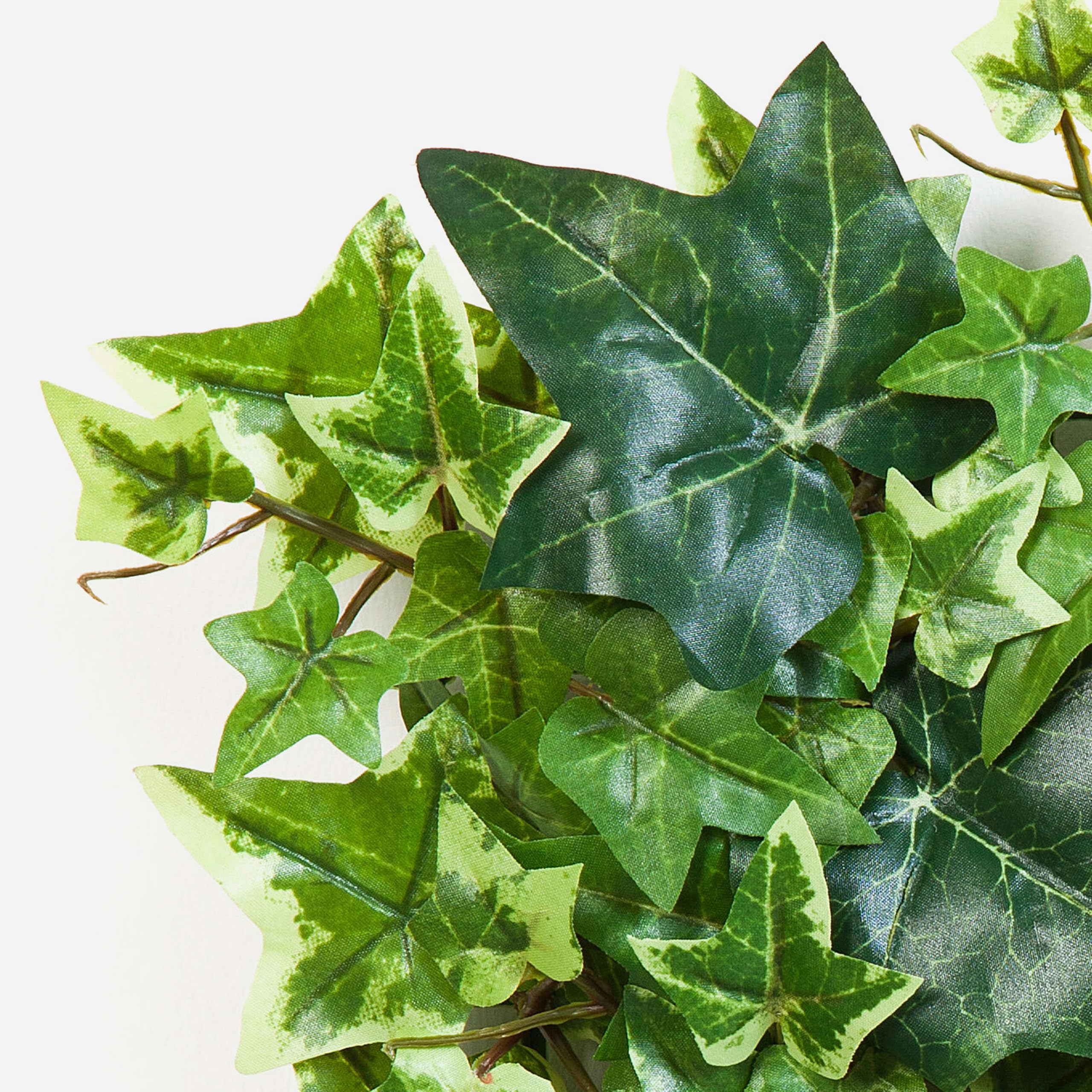 Amazon.de: artplants.de Knstliche Efeu Matte Linda, 144 Bltter, wei -  grn, 30x30cm - Efeu Deko - knstlicher Efeu
