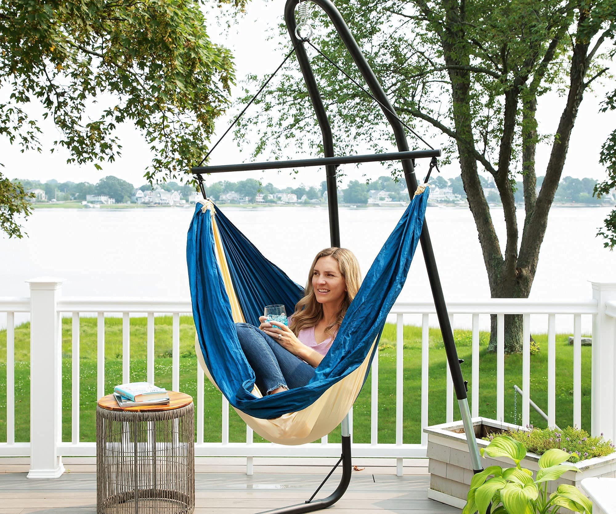 Amazon.com: Ceara Patio Hammock Swing Chair with Carrying Pouch