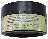 Vista 5 de Polvo de carbón activado para blanquear, limpiar y desintoxicar los dientes naturales, carbón activado con cáscara de coco, blanqueador de dientes