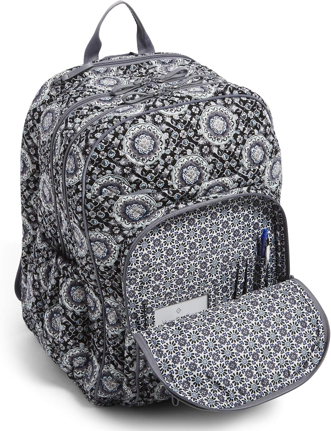 charcoal medallion backpack