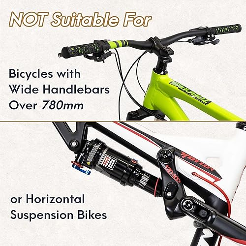 Miniatura 6 de CyclingDeal Estante ajustable para colgar en la pared para bicicleta con estante  Organizador horizontal de gancho para ciclismo  Seguro y seguro