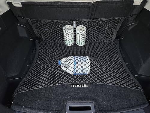 Red de carga de malla elástica para maletero de automóvil para Nissan Rogue 2021-2023 organizador y almacenamiento de maletero de primera calidad
