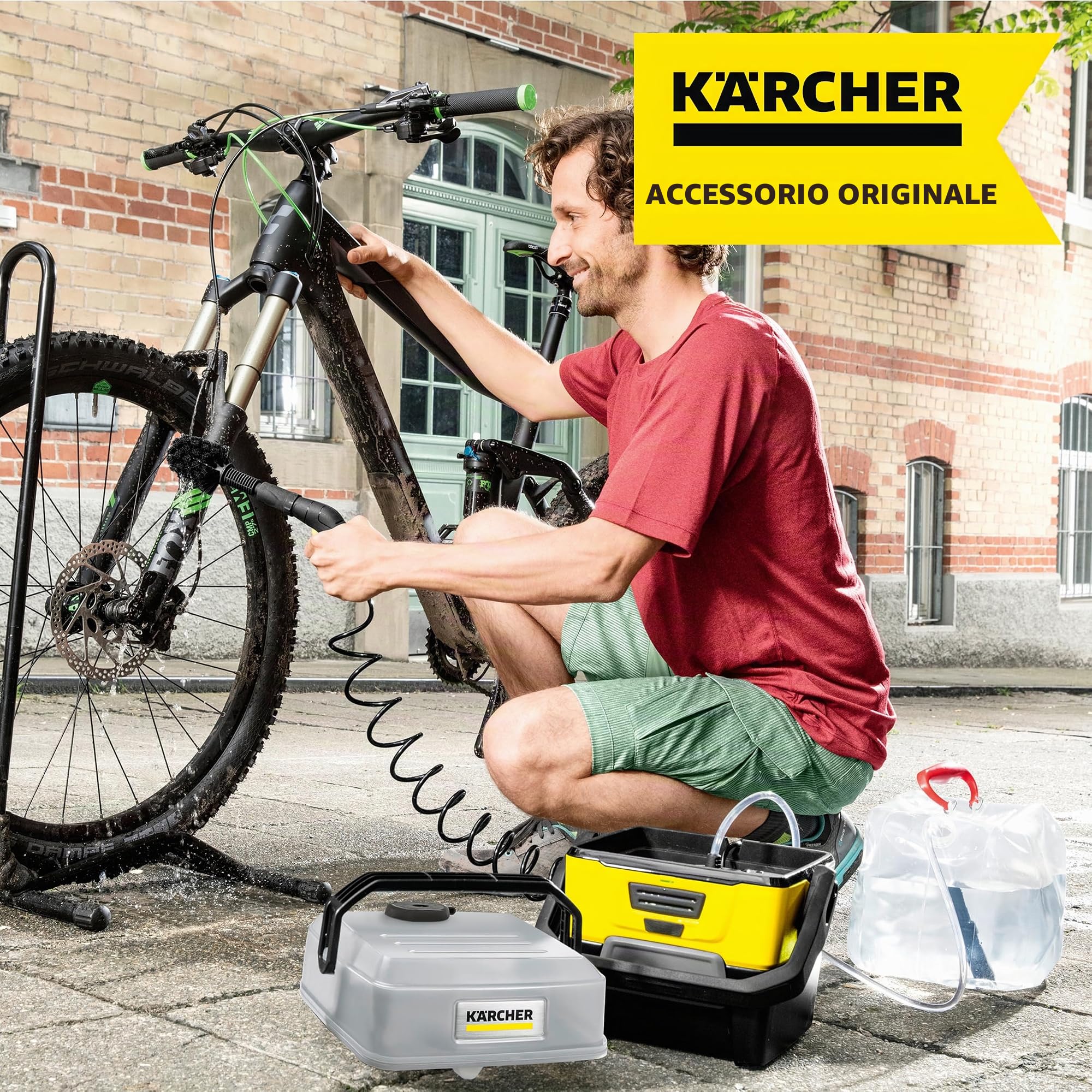KÄRCHER Set accessori Adventure Box, compatibile con OC 3, utile per chi è sempre in viaggio, include spazzola universale e tubo di aspirazione