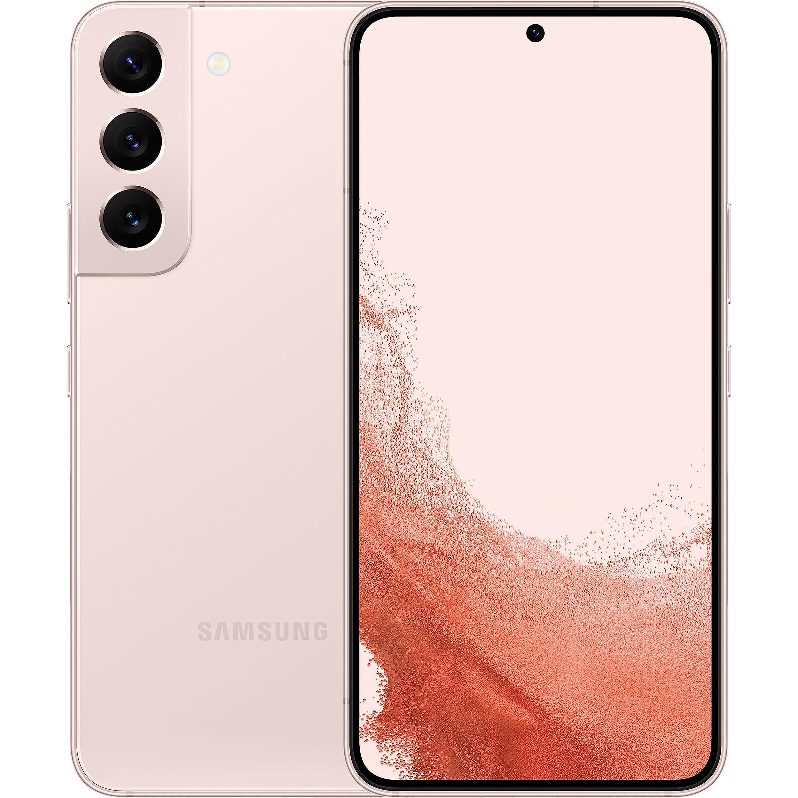 SAMSUNG Galaxy S22+ Plus 5G, US Version, 128GB, Pink Gold - Unlocked (Renewed)