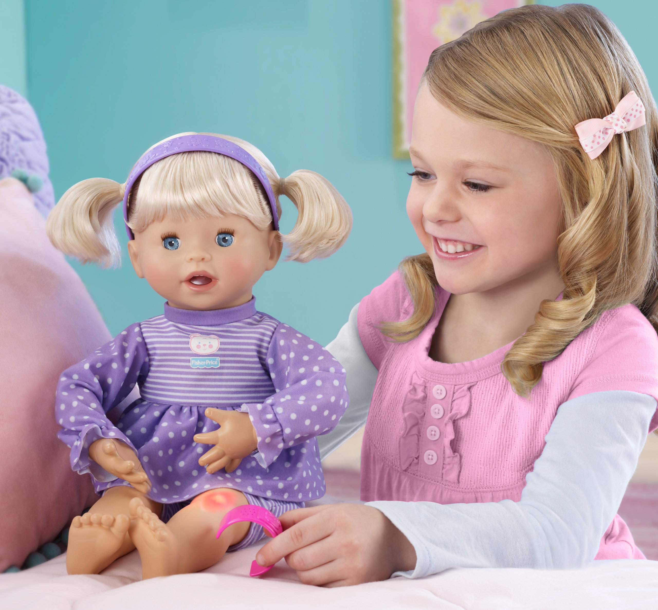 Mommy Bebita Interactiva Juguete Little Mommy Hora De Dormir