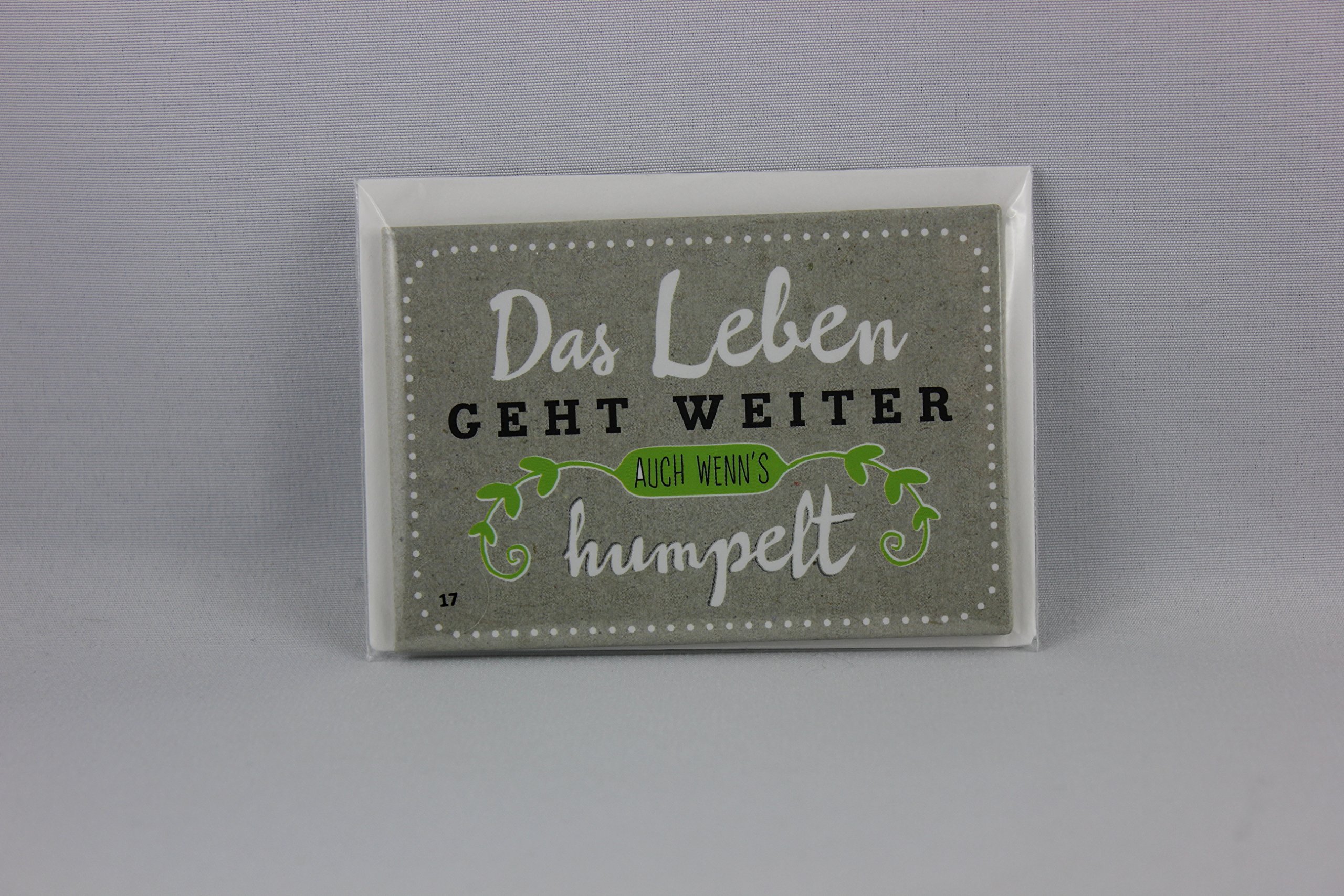 Sheepworld Klappkarte Love Nature - Babykarte Mit Holzapplikation, 16,5x11,5 Cm