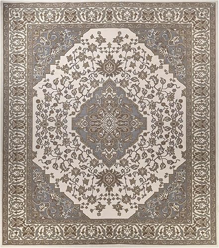 Miniatura 145 de Superior Alfombra de interior, respaldo de yute, alfombras para comedor, cocina, suelos de dormitorio, decoración tradicional del suelo, alfombra