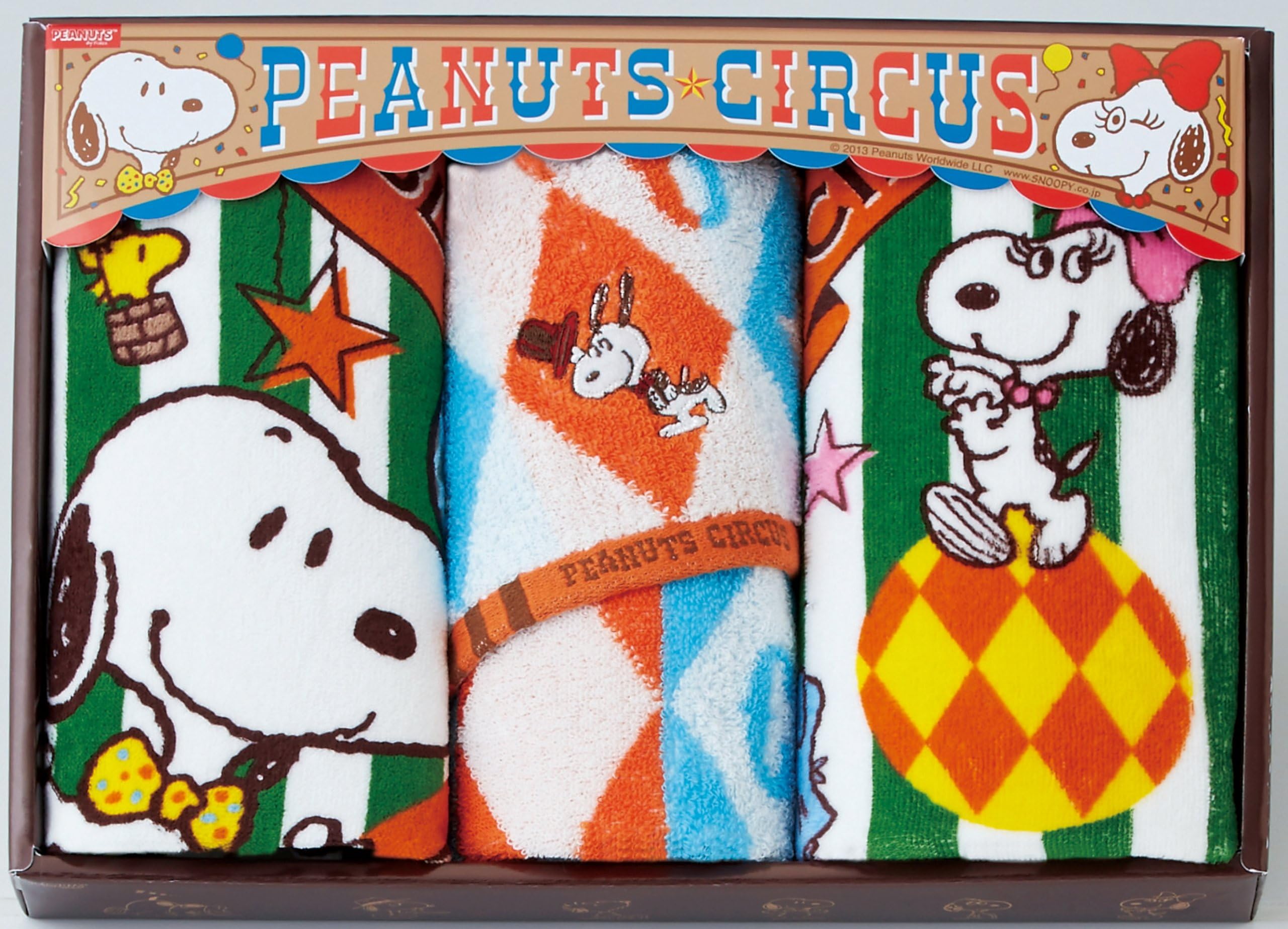 Nishikawa Living SP1450 Snoopy face Towel Two wash Towel one Pair 2276-82374