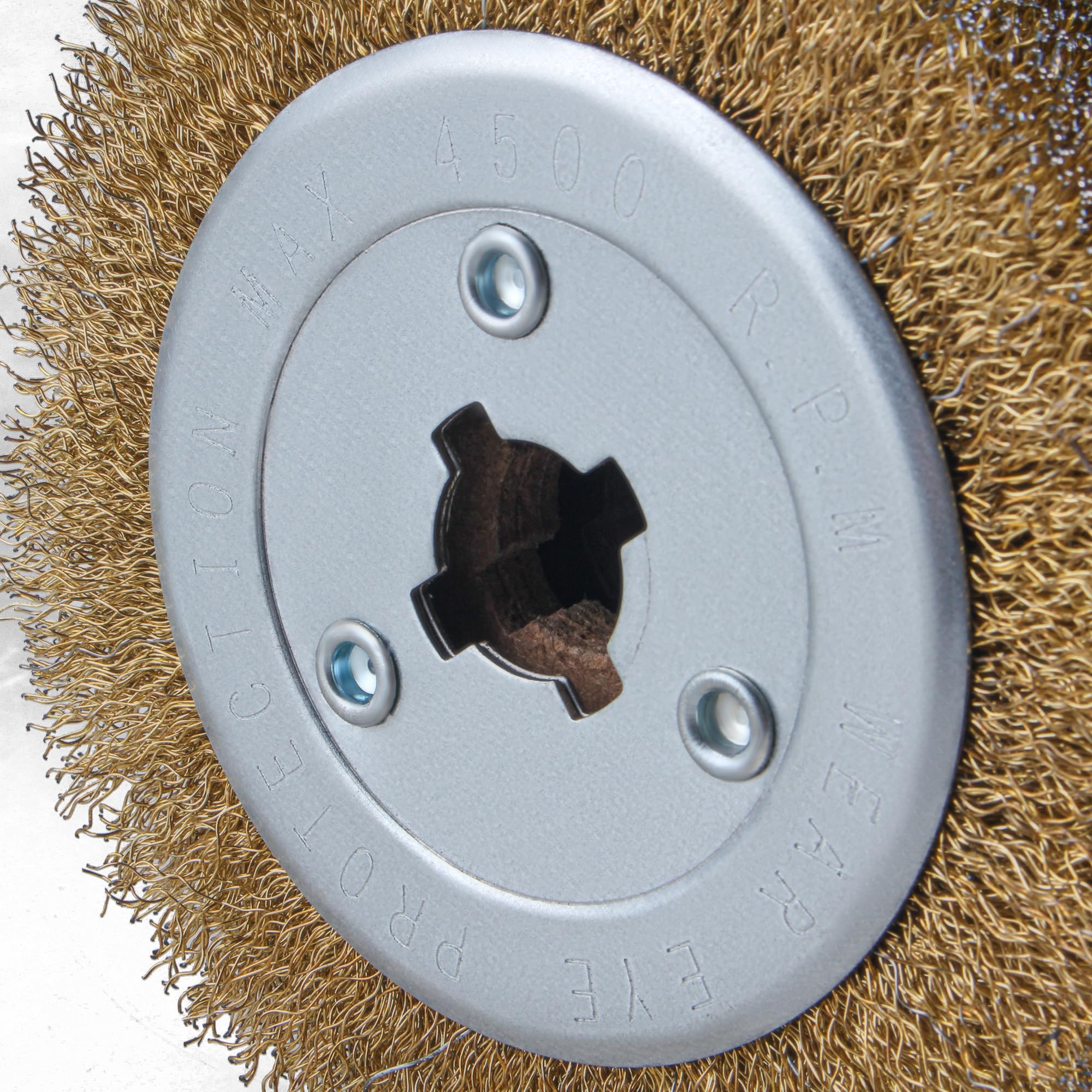 Satinierwalze Schleifbürste für Satiniermaschine | Schleifbreite 100 mm - Ø 120 mm | Walze für Holz, Stein und Metall | geeignet zum Metallbearbeitung, Polieren & Entrosten | M19