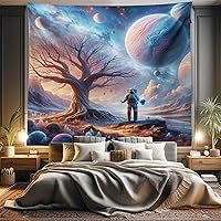 Vista 104 de Ambesonne Tapiz de isla tropical, olas del océano en la playa de Seychelles al atardecer horizonte, decoración de tela para colgar en la pared