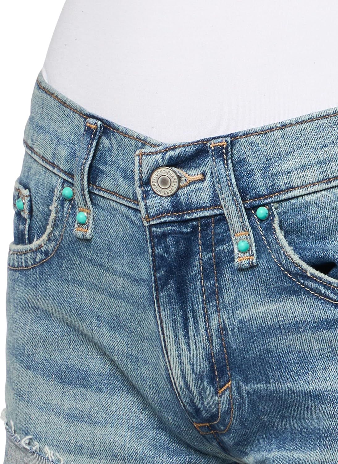 Lucky Brand Womens Gold Rush Low Rise Festival Short - Image 3