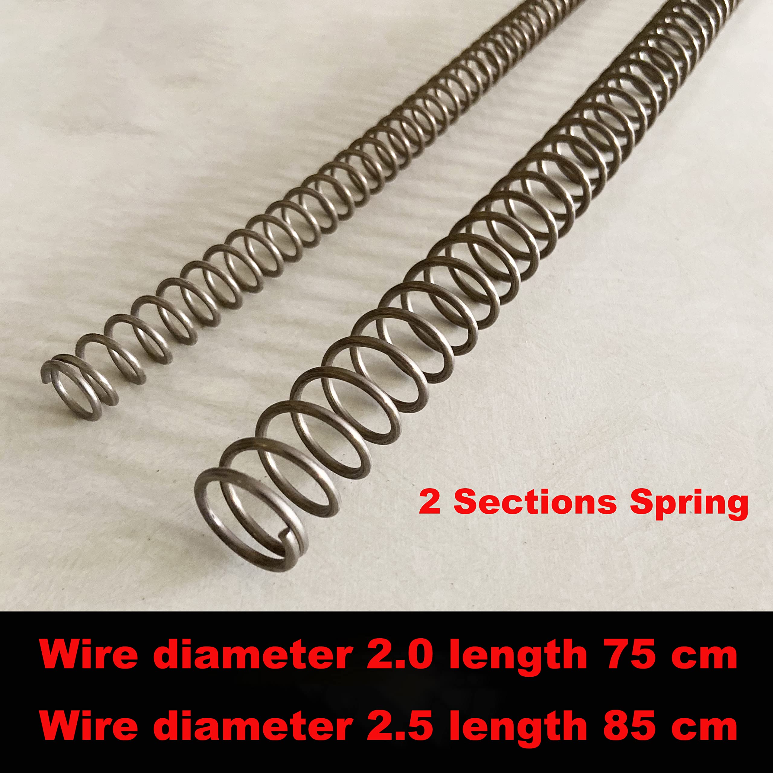 Molle Di Compressione In Acciaio Inox – Diametro Filo 0,8 Mm – Varie Lunghezze E Diametri