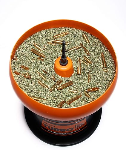 Miniatura 2 de Lyman Kit de limpieza de cajas con vaso 1200 Pro y 2 libras de medios de mazorca de maíz, negro, naranja (7631686)