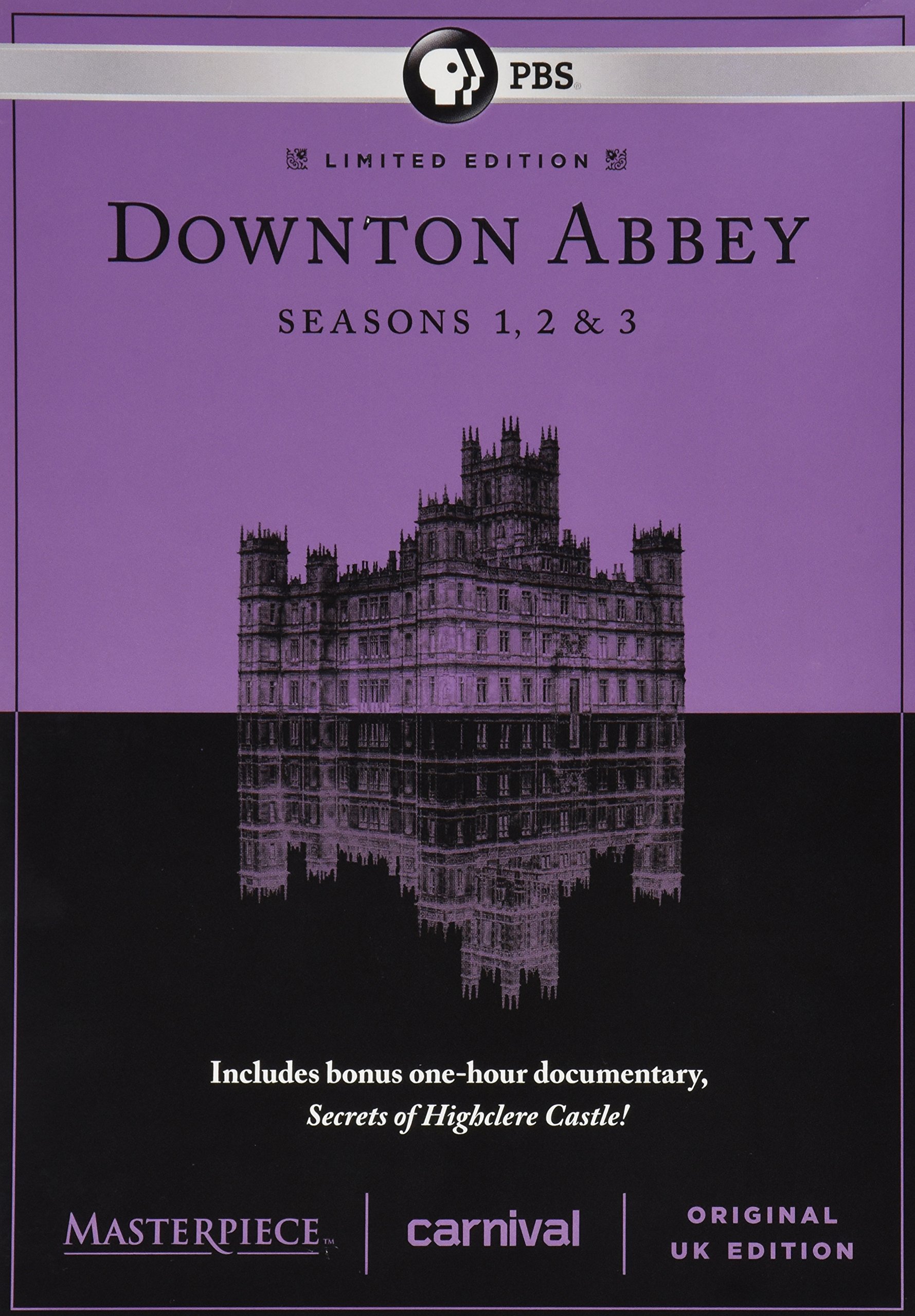 Downton Abbey Seasons 1-3 USA DVD coleccion de las primeras tres temporadas americanas
