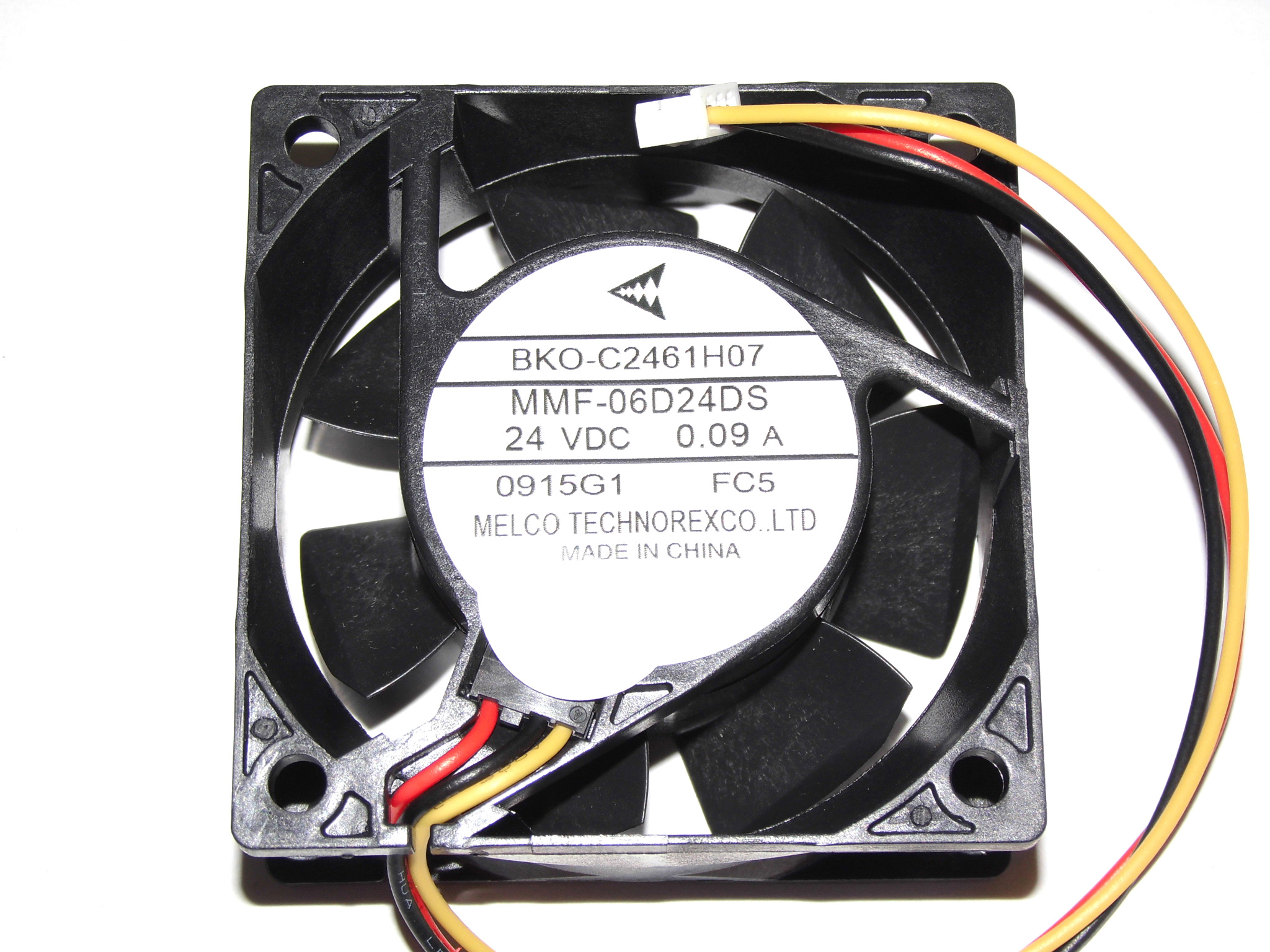 Watch 60mm MMF-06D24DS FC5 6cm 24V 3wire BKO-C2461H07 Inverter Fan on ...