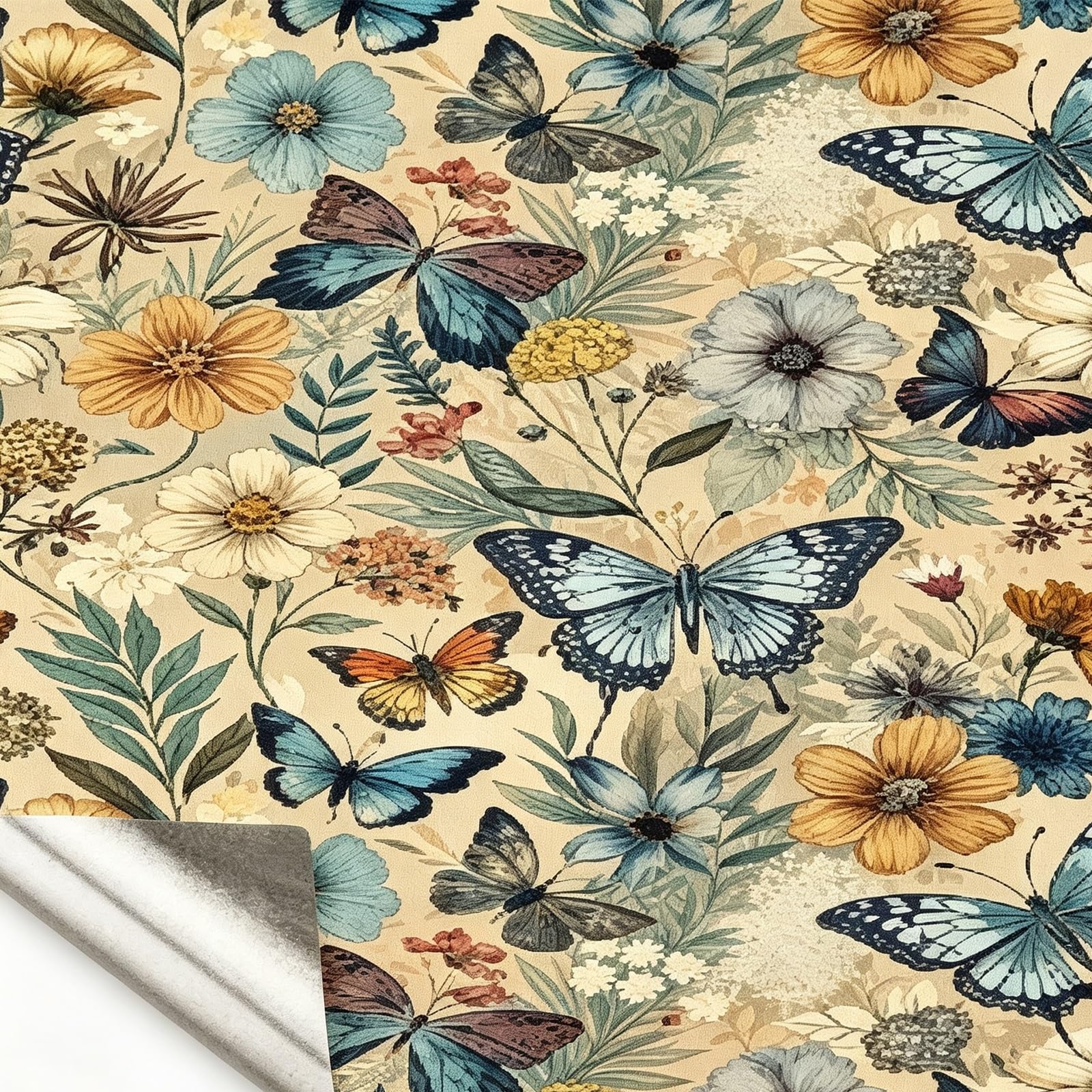 Zynqra Peel and Stick Wallpaper,Self Adhesive Floral Contact Paper
