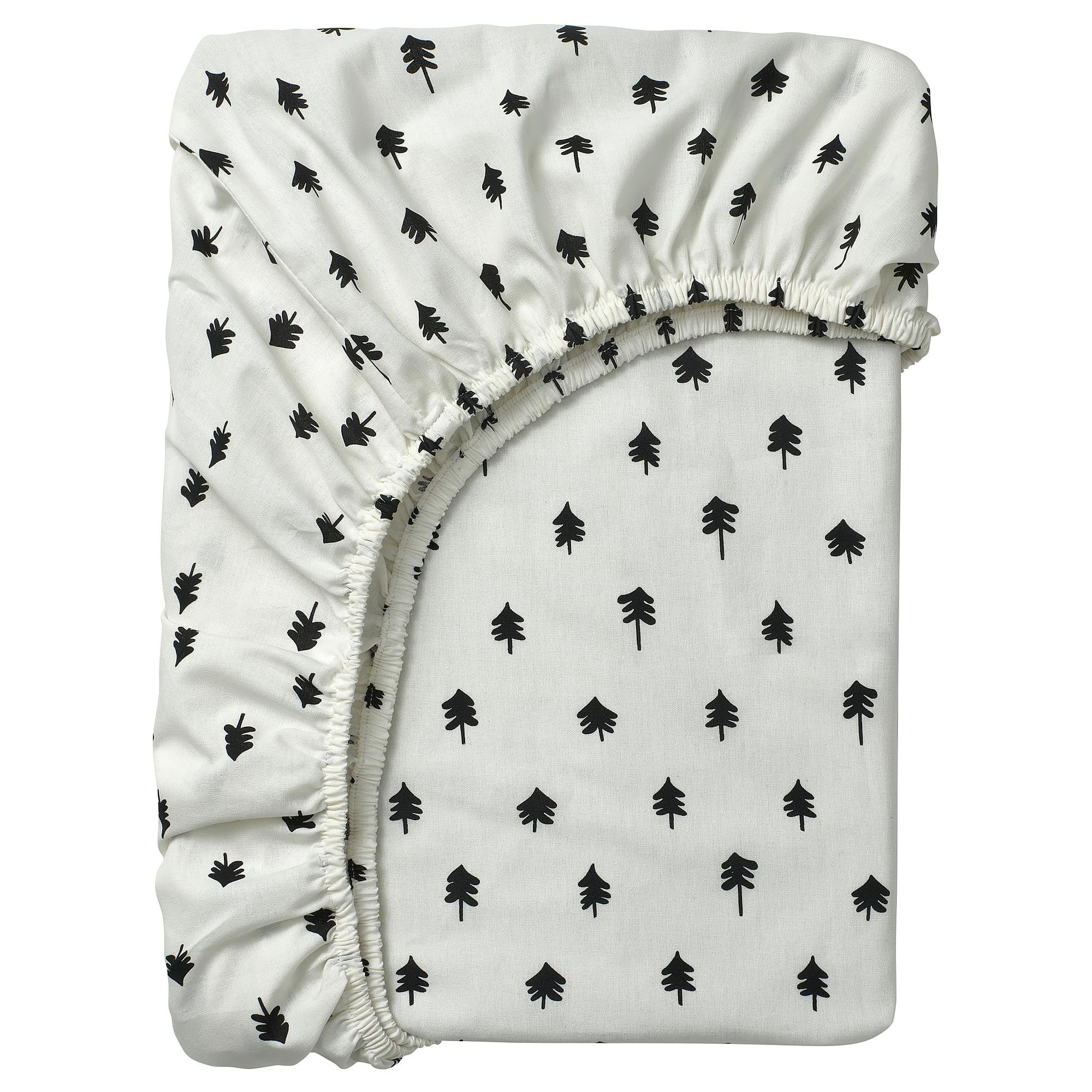 Drap-housse pour lit d'enfant avec coins élastiques Grönfink motif arbre