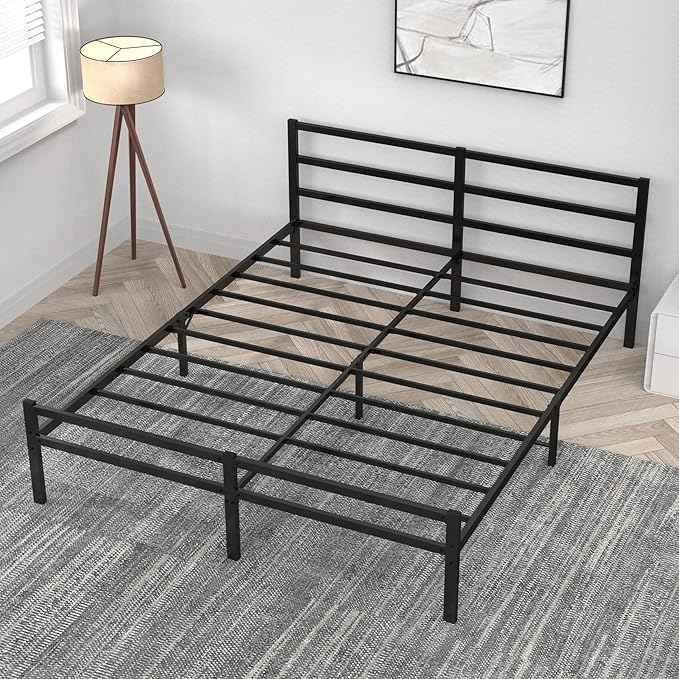 Mr IRONSTONE King Bed Frame with Headboard and Footboard