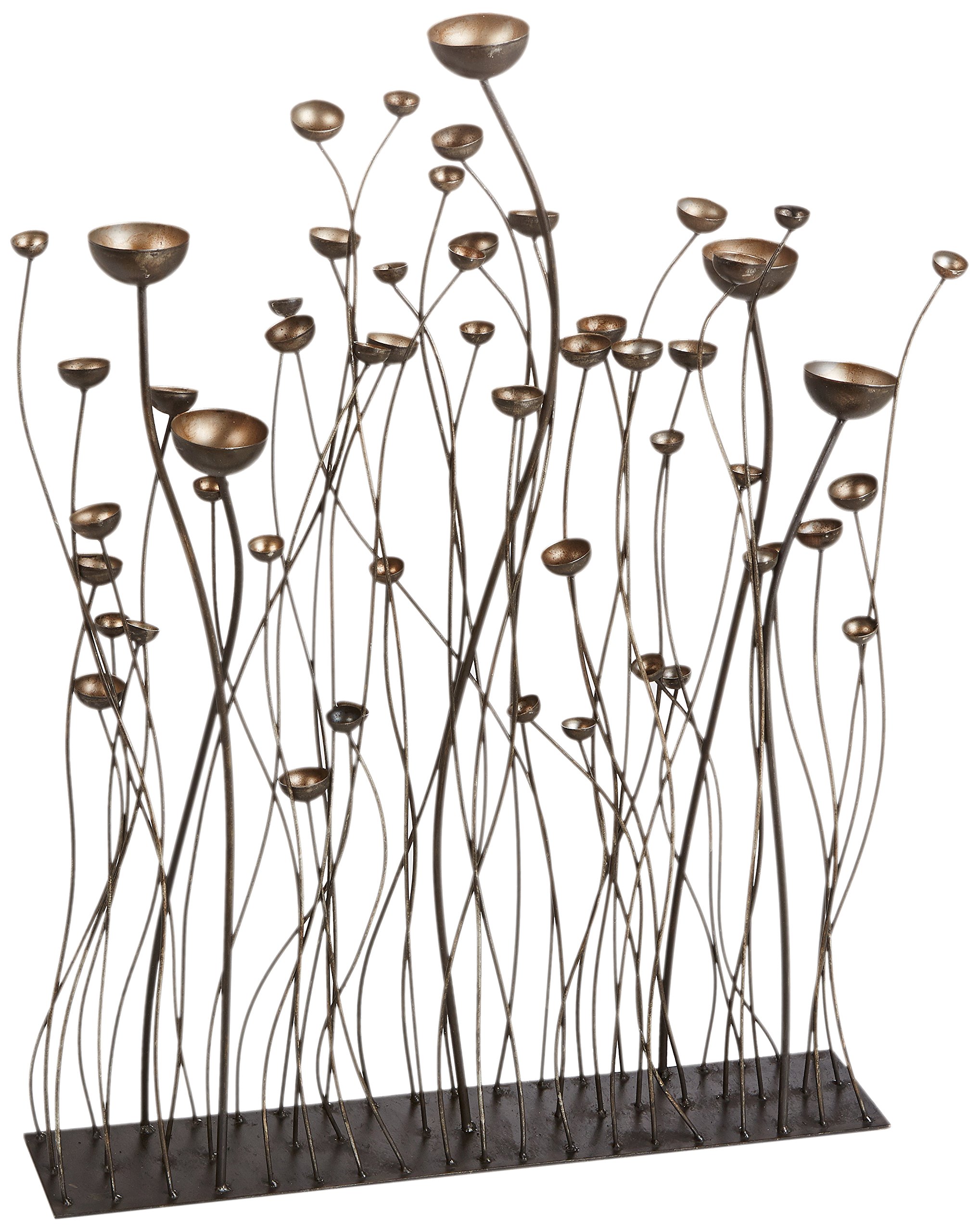 Photo 1 of Design Toscano Prairie Grasses Metal Sculpture, Bronze