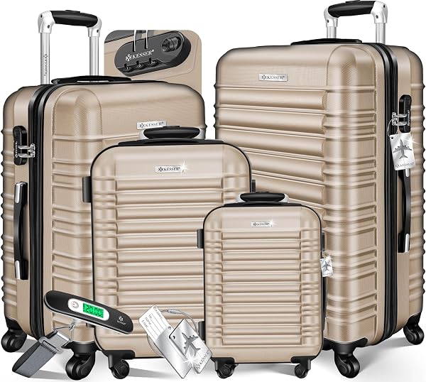 KESSER Set di 4 Valigie Rigide