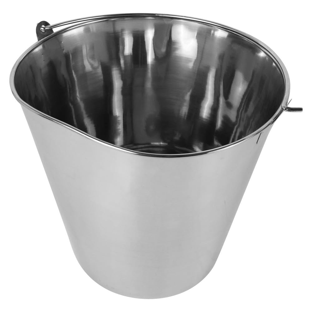 Dönges Eimer aus Edelstahl, 10 l (Edelstahleimer Vielzweckeimer Haushaltseimer Putzeimer Wirtschaftseimer)