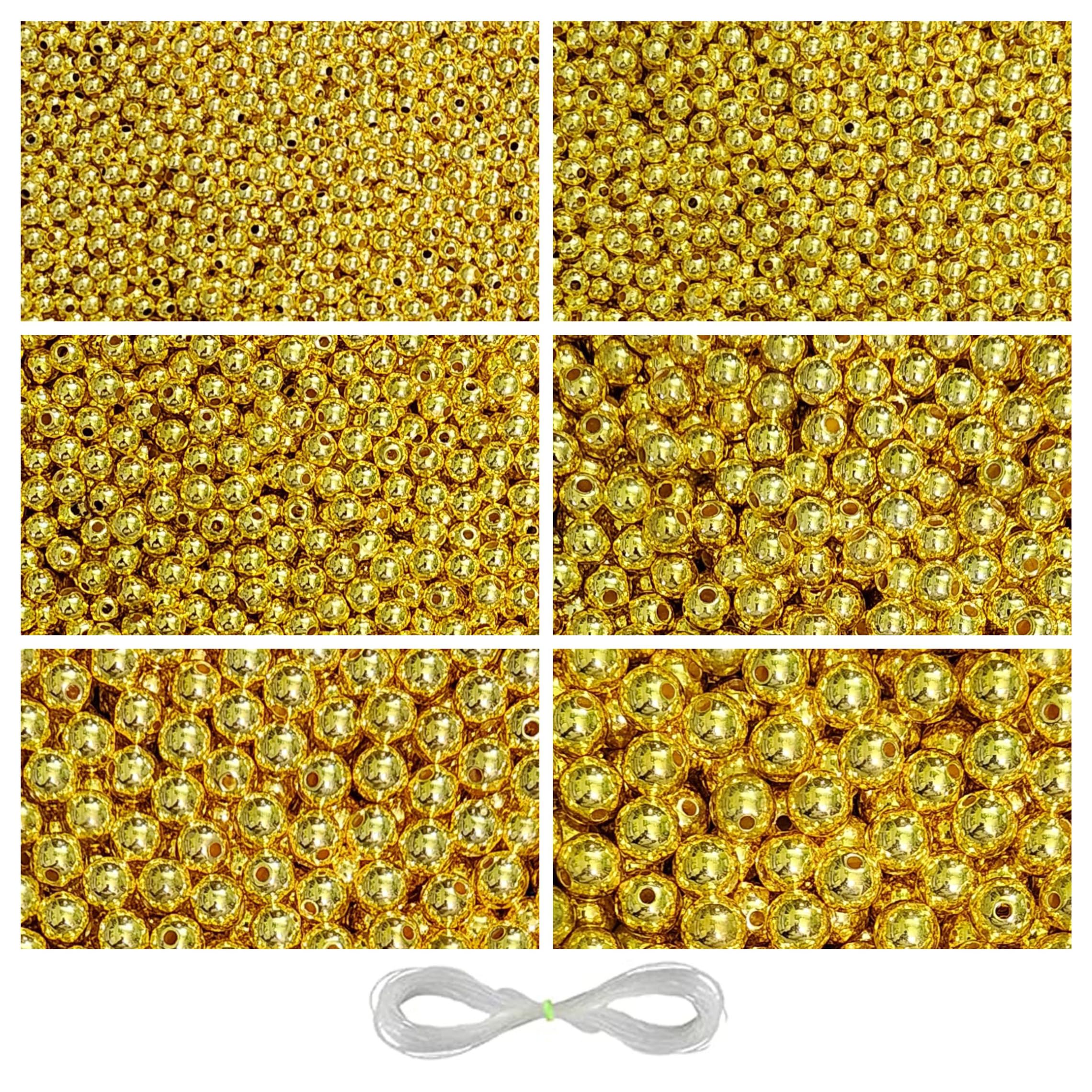 REGLET 1800 Pcs. Golden Pearl Beads for Jewellery Making - Size 4, 5, 6, 8, 10, 12mm - Pearls for Craft - Beads for Craft - Bead Craft - Beads for Bracelets Making - 180 Grams (B0DFV42BN3) Amazon Price History, Amazon Price Tracker