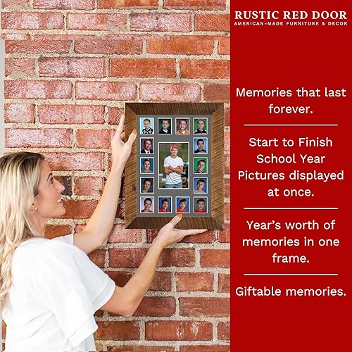 Miniatura 9 de RRD Class of 2036 - Tapete de fotos (11 x 14 pulgadas), marco de fotos para fotos escolares, marco de fotos escolar, tapete de preescolar a 12, sin