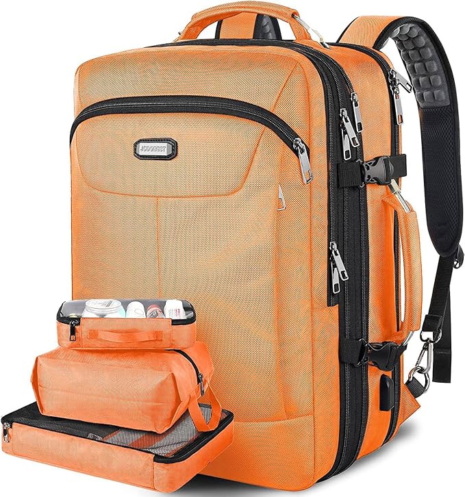 JCDOBEST Carry on Backpack, Extra Large 45L Expandable