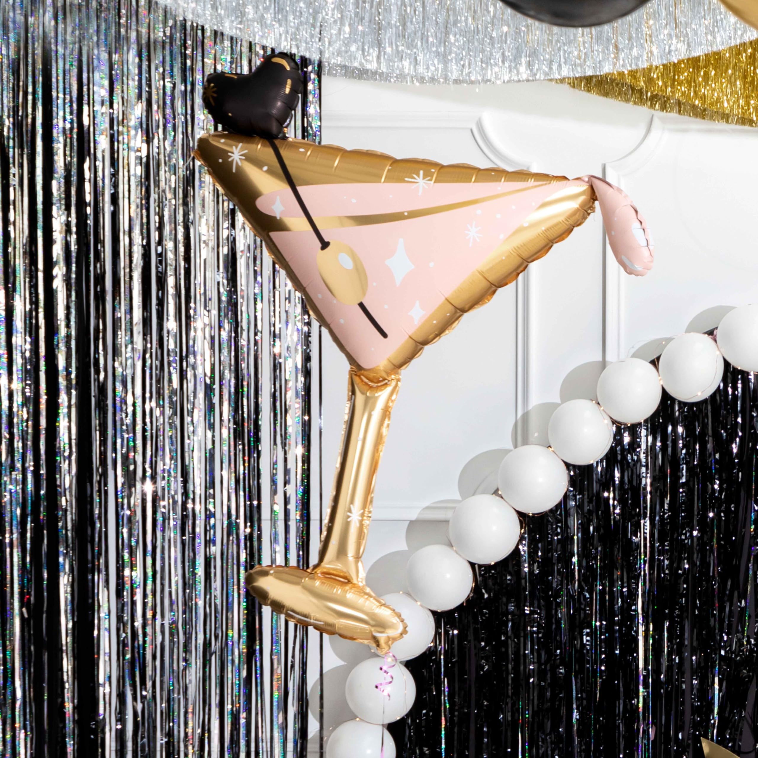 Palloncino In Lamina A Forma Di Calice Da Cocktail – Decorazione Per Feste (circa 100 Cm) - 3