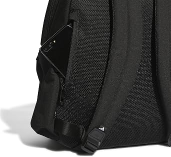 adidas Unisex Back to School Backpack, Black/Black/Silver Met., One size