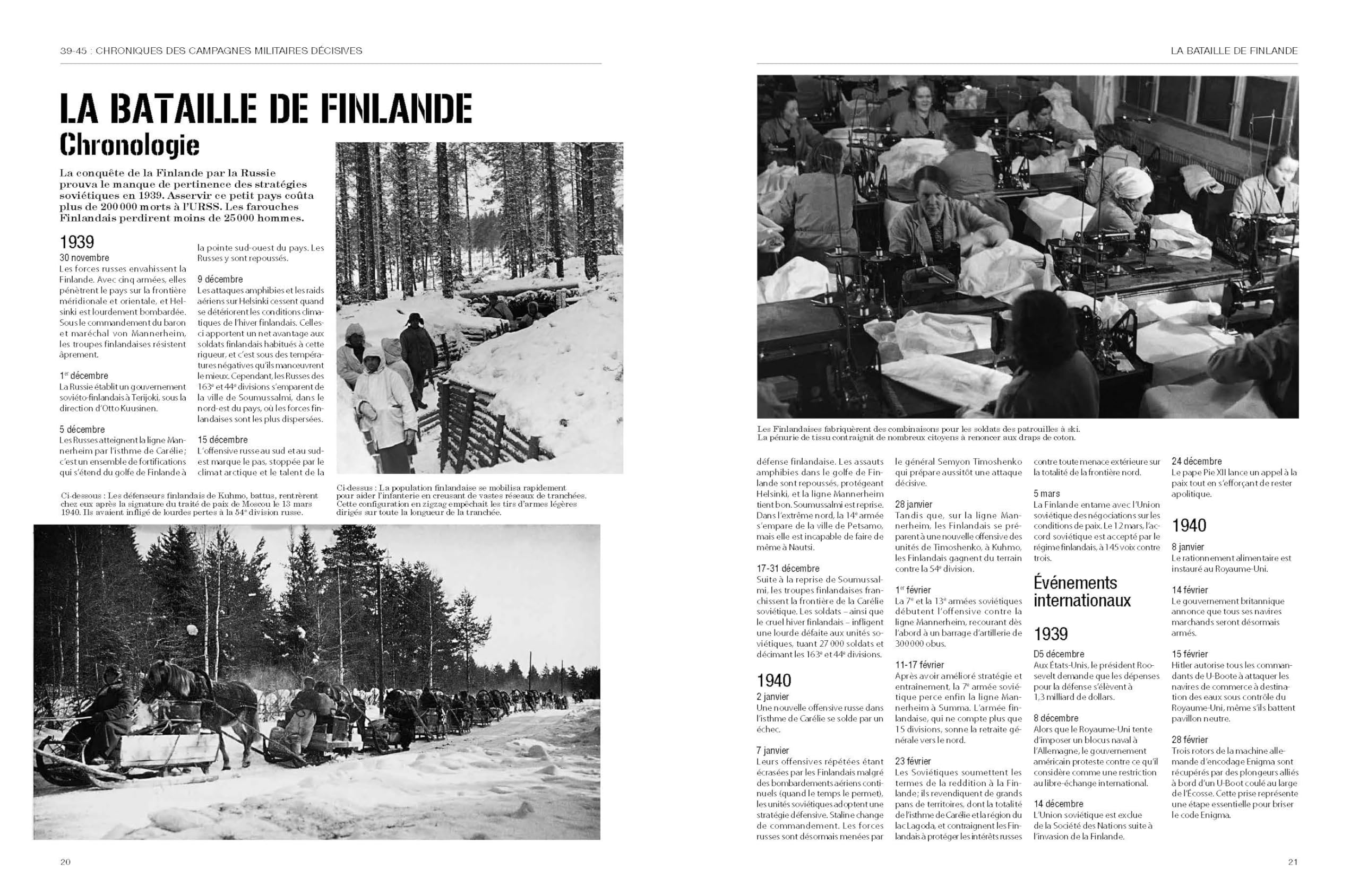 39 45 Chronique des campagnes militaires décisives - De l'invasion de la Pologne à Okinawa