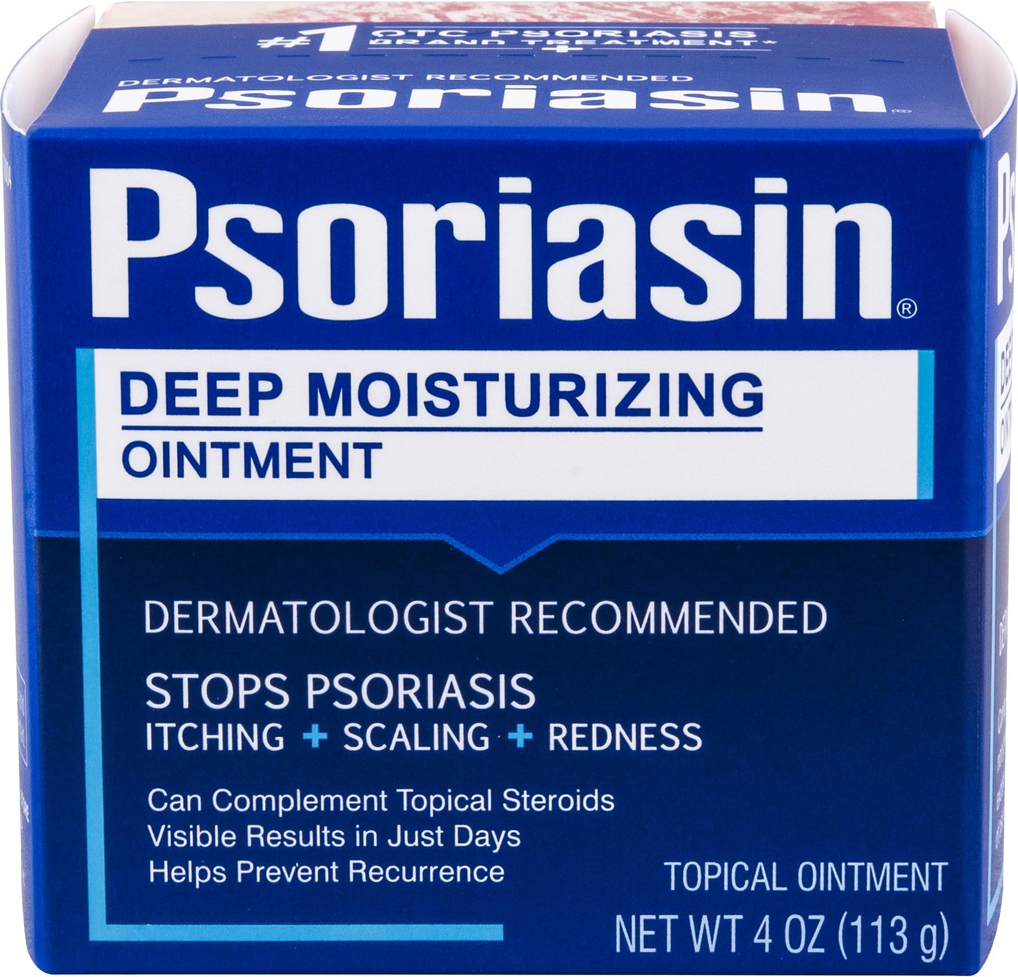 PSORIASIN Deep Moisturizing Ointment 4 oz ( Pack of 2)
