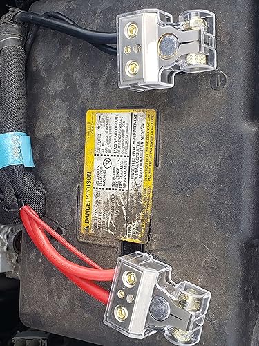 Miniatura 7 de Conectores de terminal de batería Sunmorn, terminales de batería de 0246810 AWG, terminal de batería de automóvil de servicio pesado, poste superior