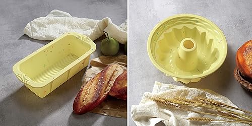 Miniatura 13 de Juego de 51 moldes de silicona para hornear, incluye molde para hornear, molde para pasteles, molde para pasteles, molde para tostadas, molde