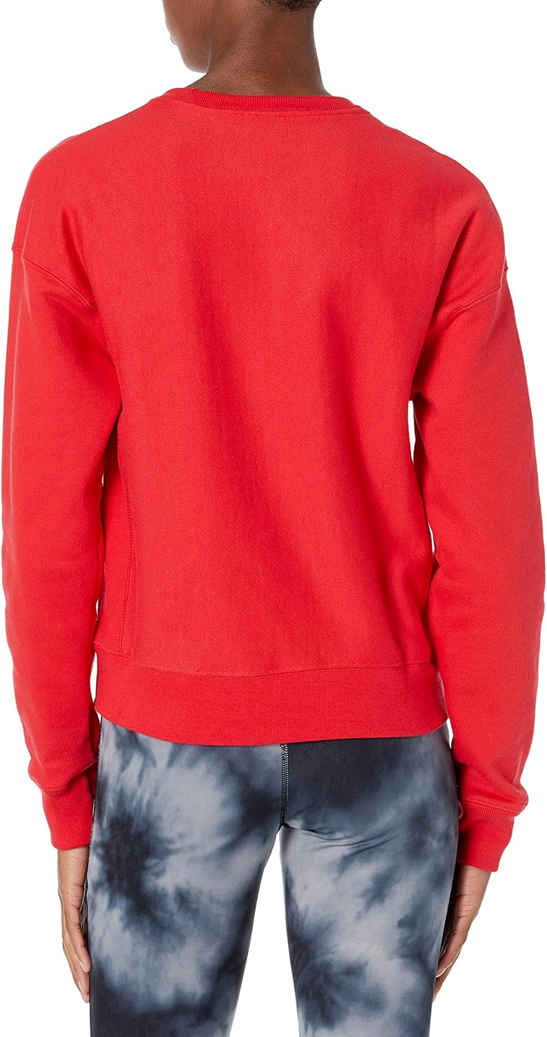 Champion Women's Reverse Weave Crewneck Sweatshirt, Pullover Sweatshirt for Women