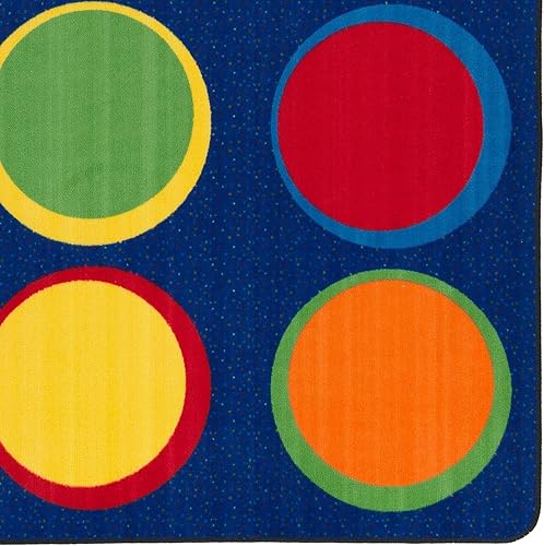 Miniatura 9 de Flagship Carpets Sitting Spots - Alfombra rectangular de asiento para aula infantil o sala de juegos infantil, alfombra de aprendizaje en el hogar,