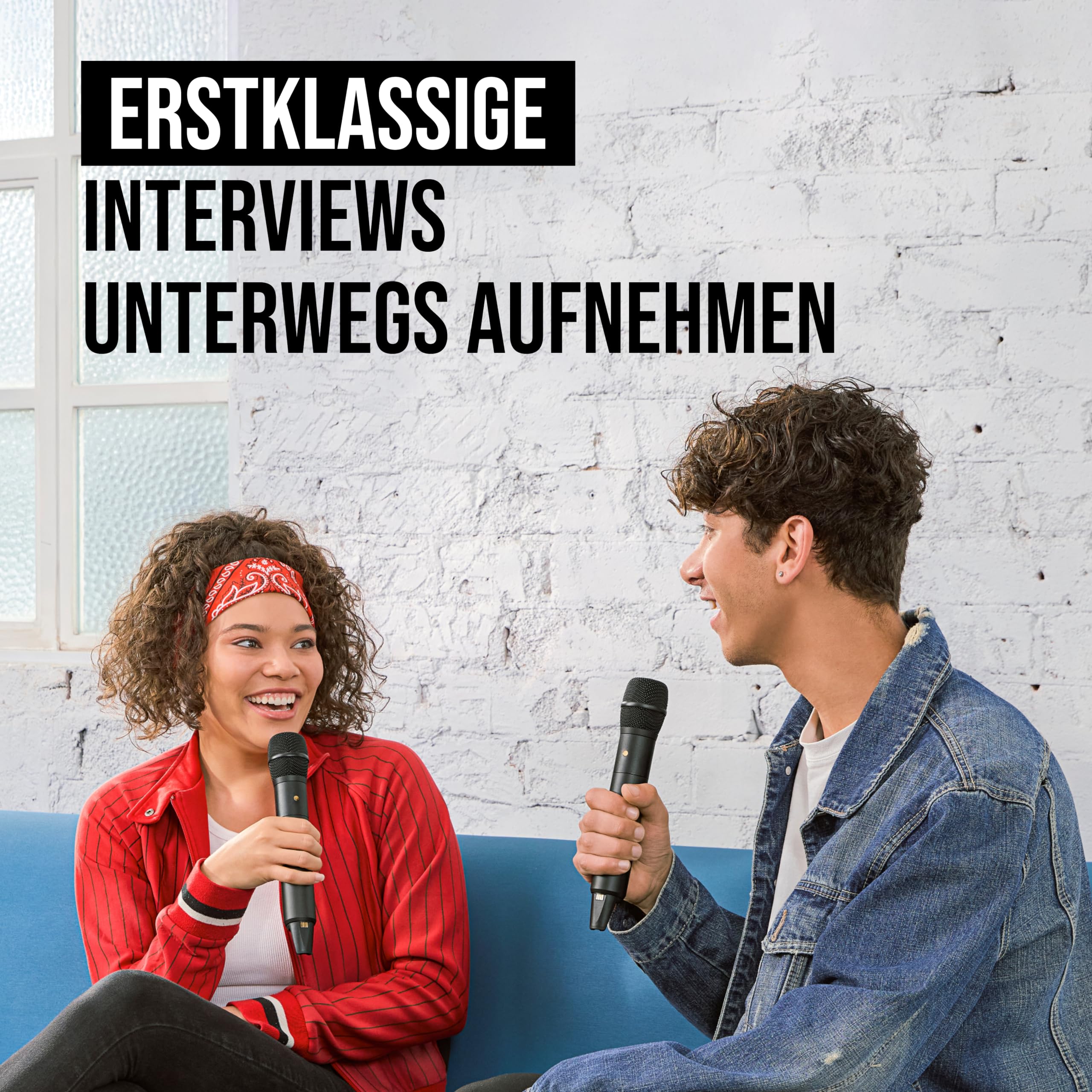 RØDE Interview PRO Drahtloses Handheld-Kondensatormikrofon mit Einer Kapsel in Rundfunkqualität und 32-Bit-Float-On-Board-Aufzeichnung für Content-Erstellung, Medien und Interviews
