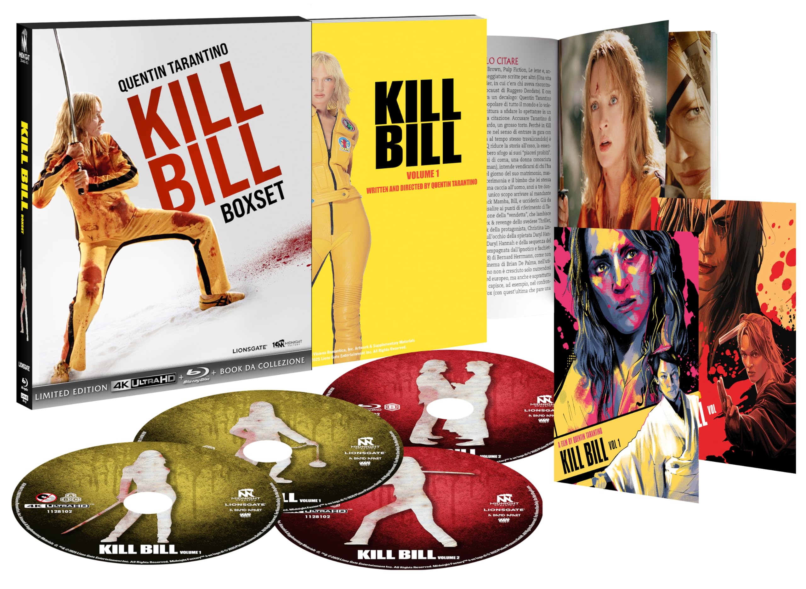 Kill Bill (2 4K UHD [Tiratura Limitata Numerata 2000 Copie]