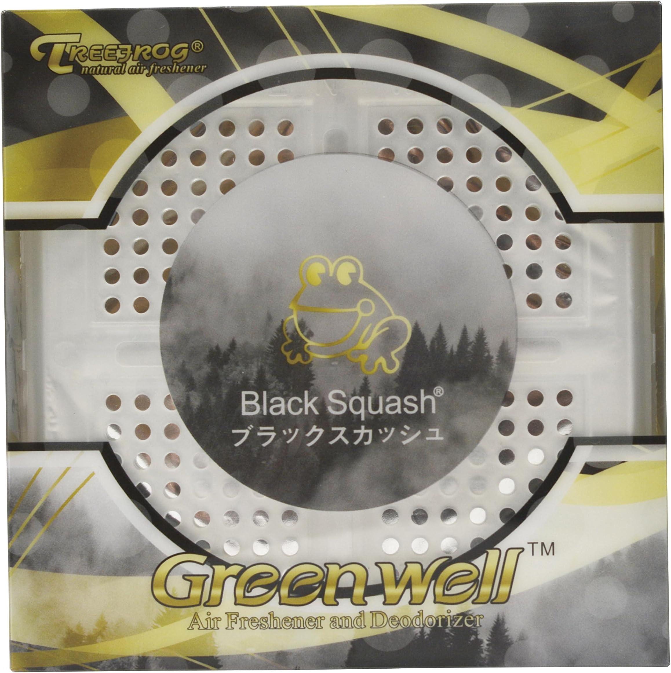 Treefrog Green Well Natural Air Freshener And Deodorizer, Black Squash Scent