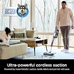 Aspirateur sans fil Shark PowerPro, aspiration hypervélocité, détection de sol, système de filtration HEPA et scellé anti-allergènes complet, jusqu'à 50 minutes d'autonomie, IZ370HC