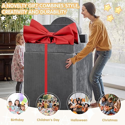 Miniatura 5 de JY QAQA - Juego de sofá modular de 18 piezas, sofá modular para niños pequeños con diseño de espuma convertible para niños y niñas, sofá modular