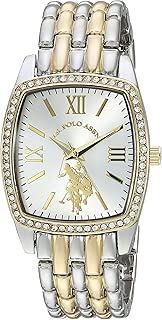 U.S. Polo Assn. Women's Quartz Metal and Alloy Casual Watch, Color:Two Tone (Model: USC40245AZ)