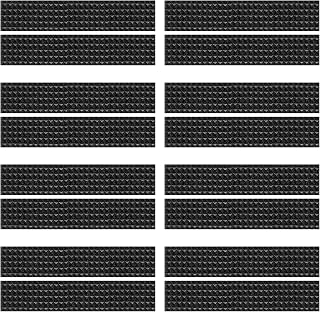 30 Pcs Rubber Strips 1/2" x 3" Non Slip Furniture Pads Self Adhesive Furniture Grippers Black Non Skid Pads Floor Protectors Grips for Hardwood Floors Furnitures Legs Furnitures Feet