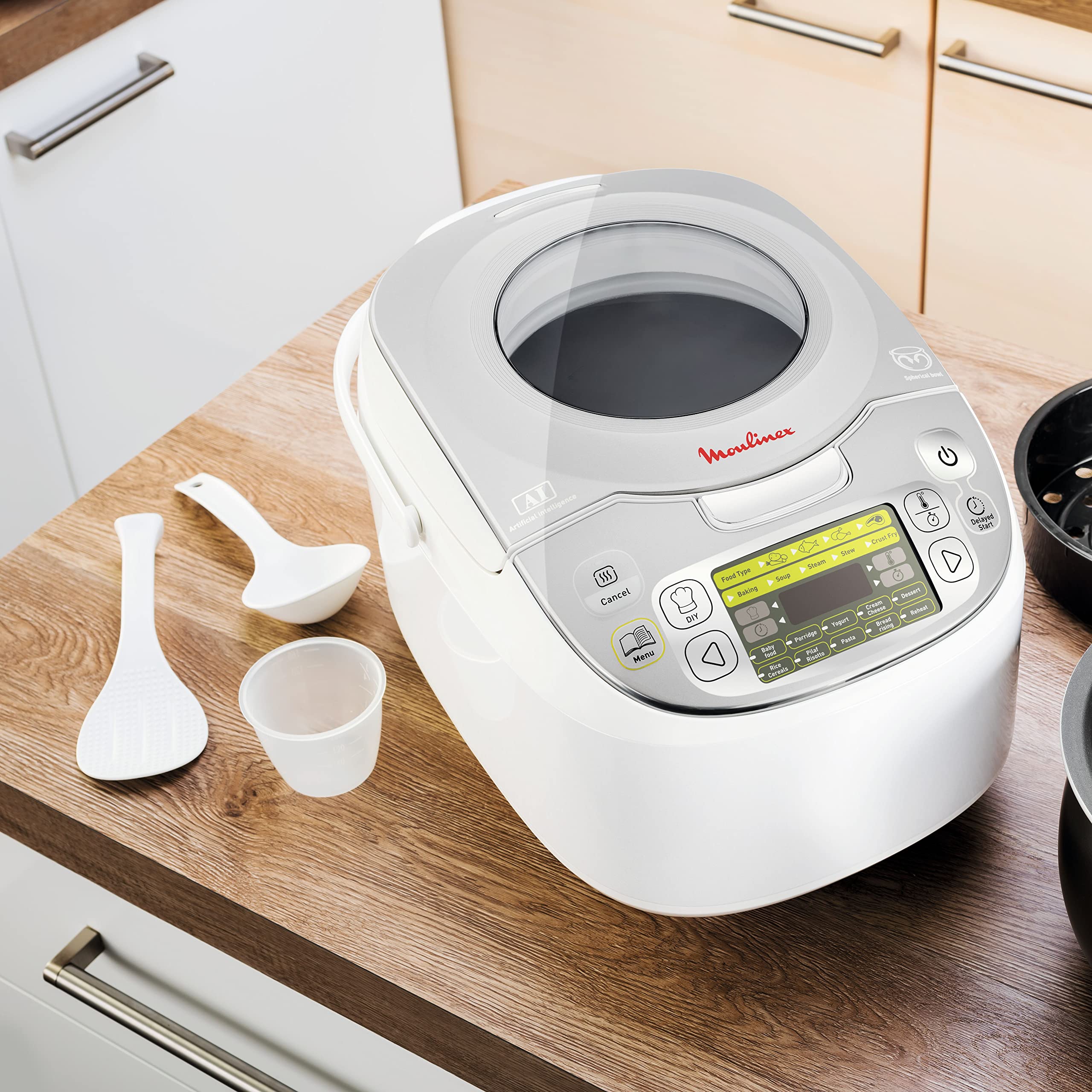 Moulinex MaxiChef Advanced Küchenmaschine, 45 Kochprogramme, nur Spanisch