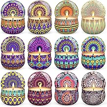 Scented Candles Gift Set,12 Pack Candles for Home Scented, 300 Hour Long Lasting Soy Wax Aromatherapy Candle Set, Birthday Gifts for Women with Gift Box