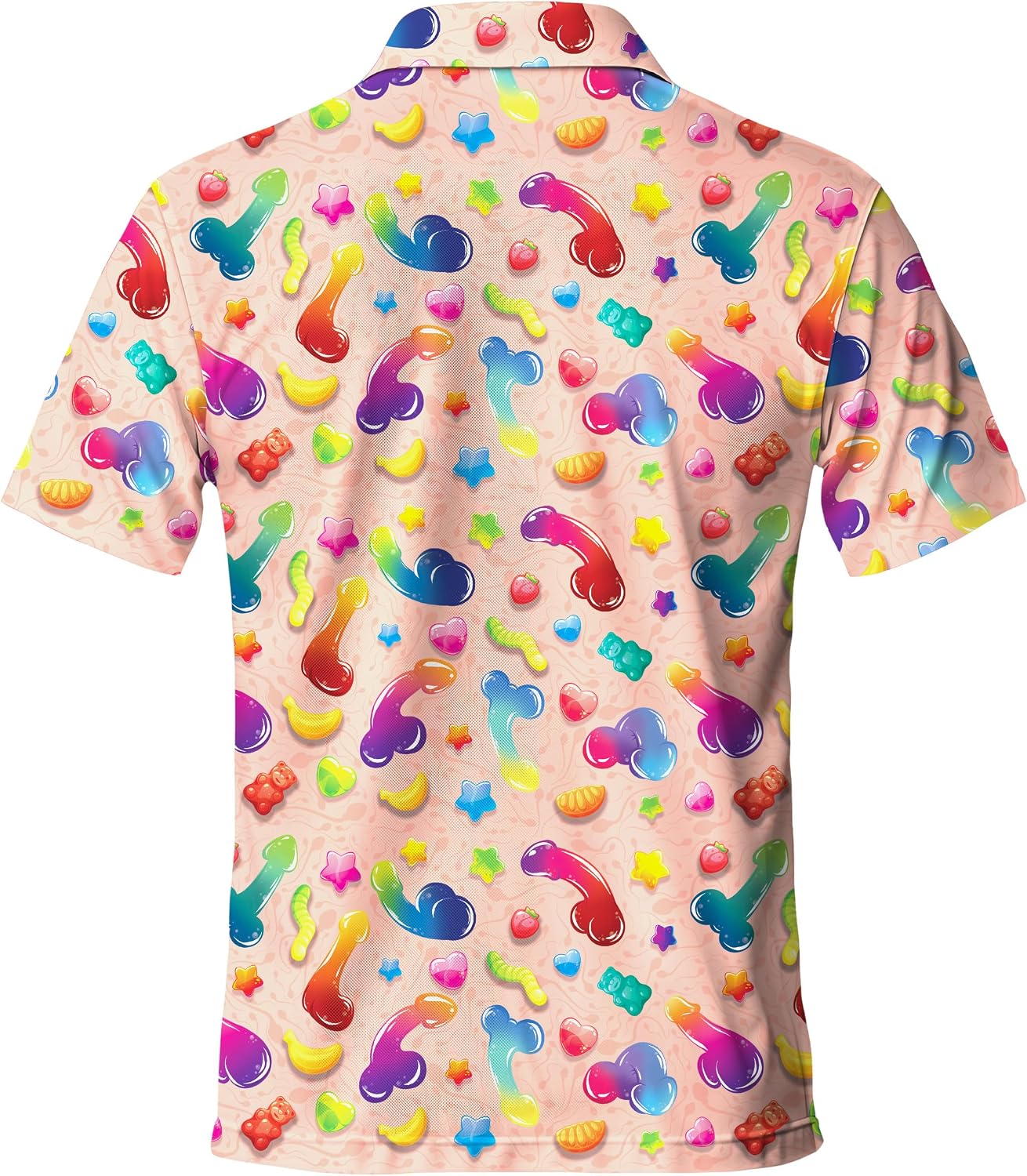 Polo Shirt for Men, Tropical Golf Aloha Holiday Casual Shirt